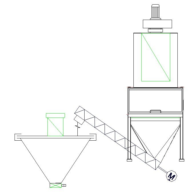 Implantation filtre degazage industriel