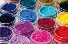 Chemicals industry dyes industrial production line 