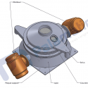 drawing mini vibratory screener gsc 450 double deck