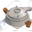 drawing mini vibratory screener gsc 900