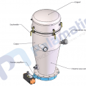 mini drawing conveying system dense suction conveying vf05