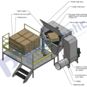 mini drawing manual sack opening systems 1400 compactor